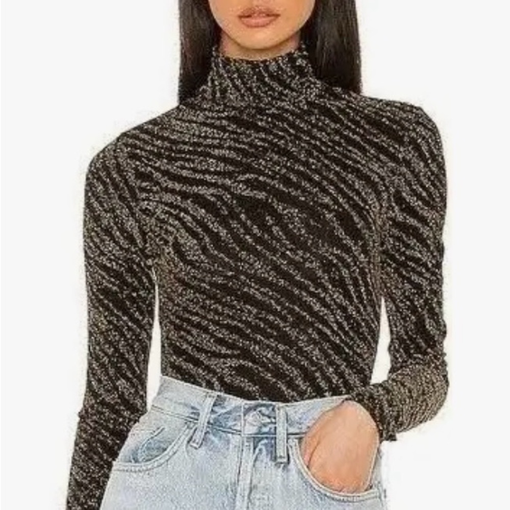 H:ours  long sleeve body suit with thumb opening